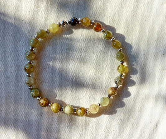 GRENAT VERT/ARGENT